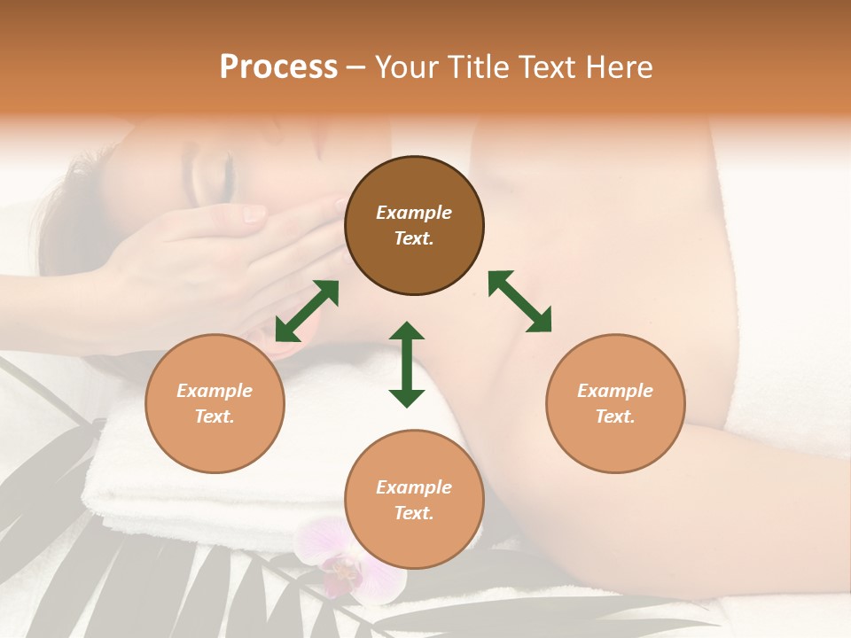 Palm Orchid Lifestyle PowerPoint Template