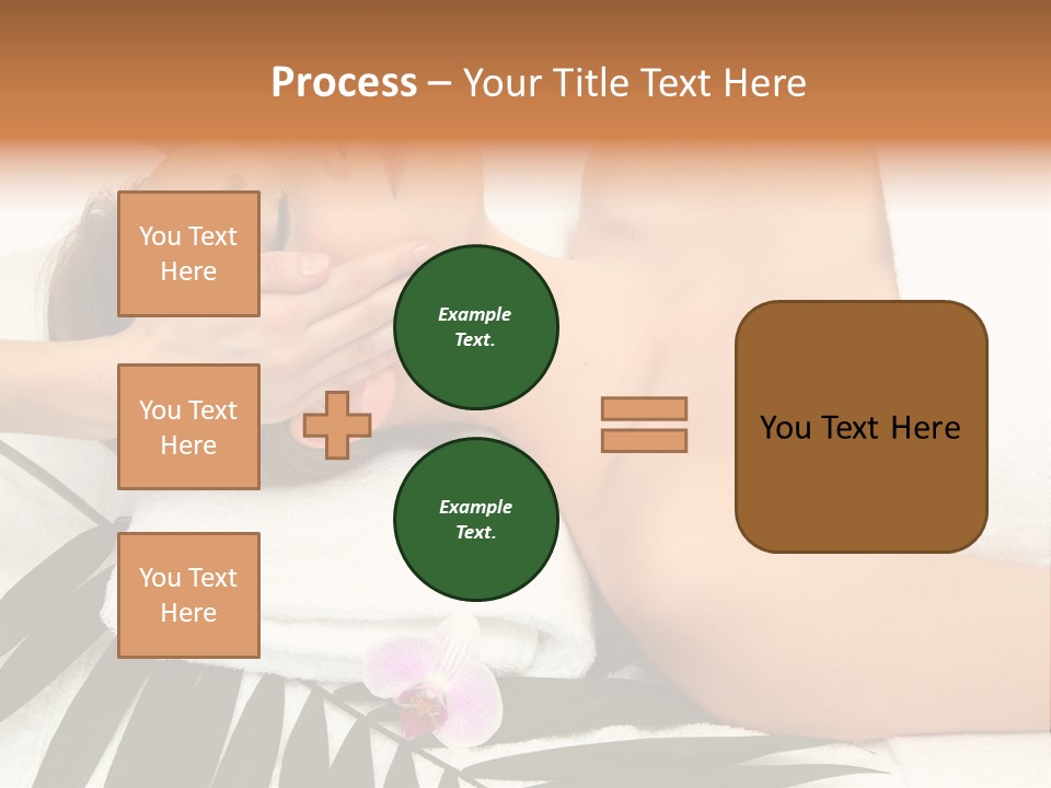 Palm Orchid Lifestyle PowerPoint Template
