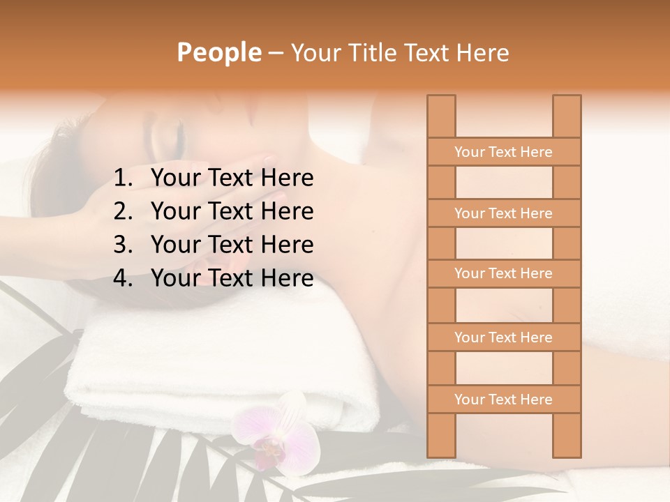 Palm Orchid Lifestyle PowerPoint Template