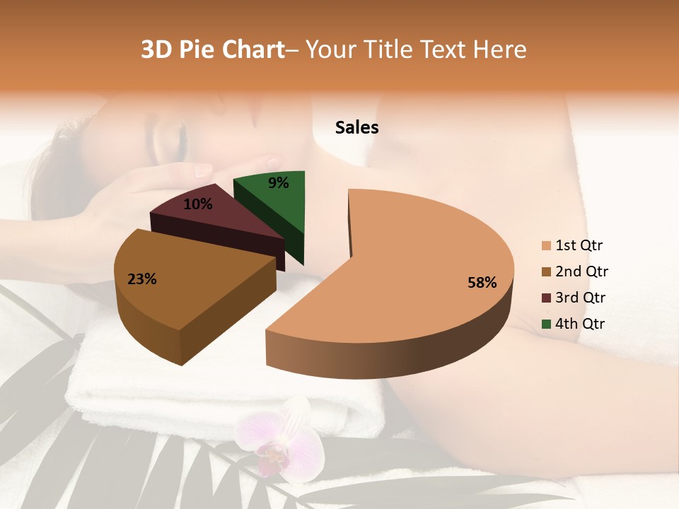 Palm Orchid Lifestyle PowerPoint Template