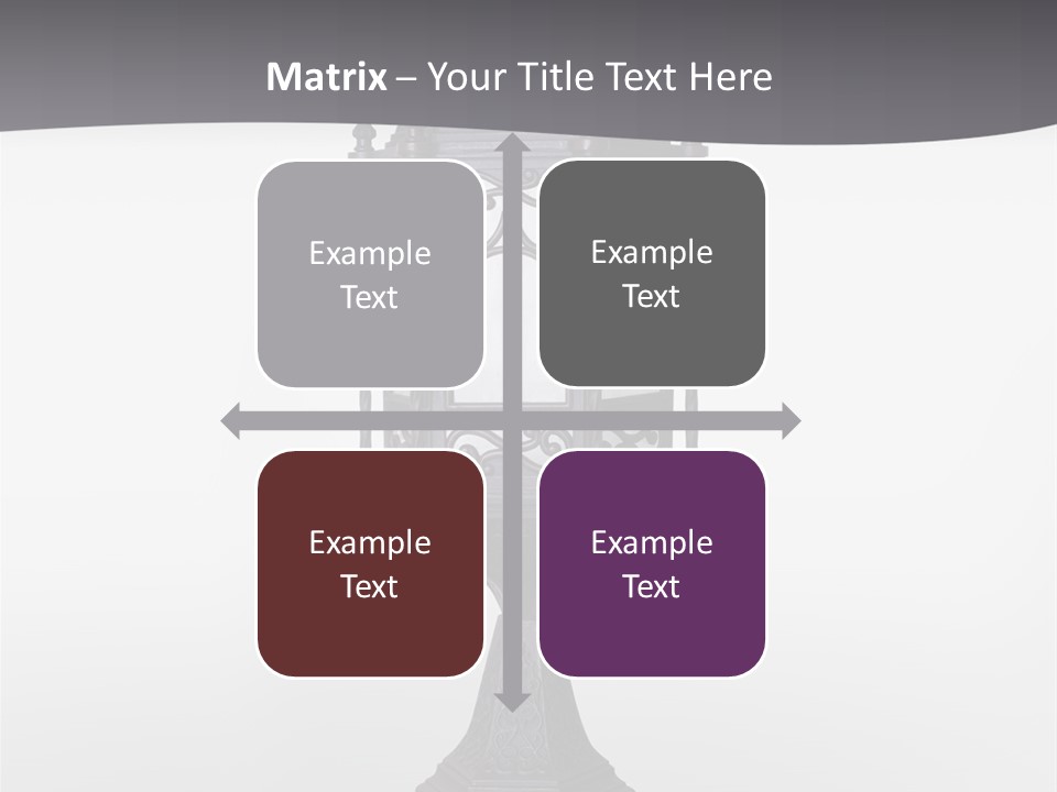 Middle Wishes Old PowerPoint Template