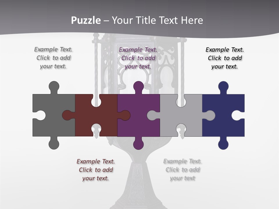 Middle Wishes Old PowerPoint Template