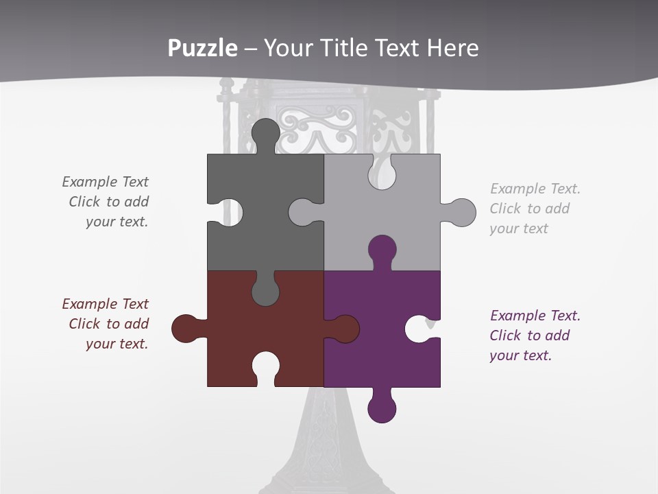 Middle Wishes Old PowerPoint Template