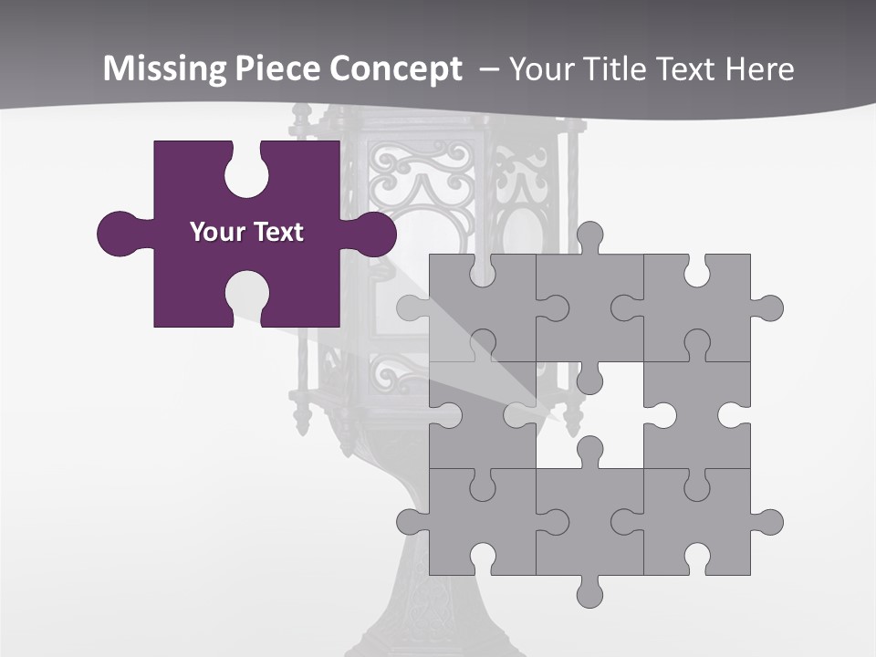 Middle Wishes Old PowerPoint Template