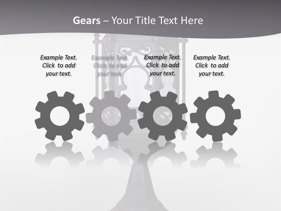 Middle Wishes Old PowerPoint Template