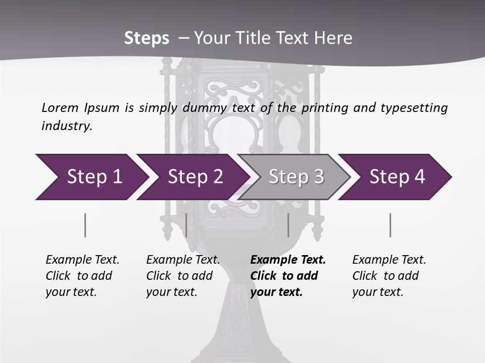 Middle Wishes Old PowerPoint Template