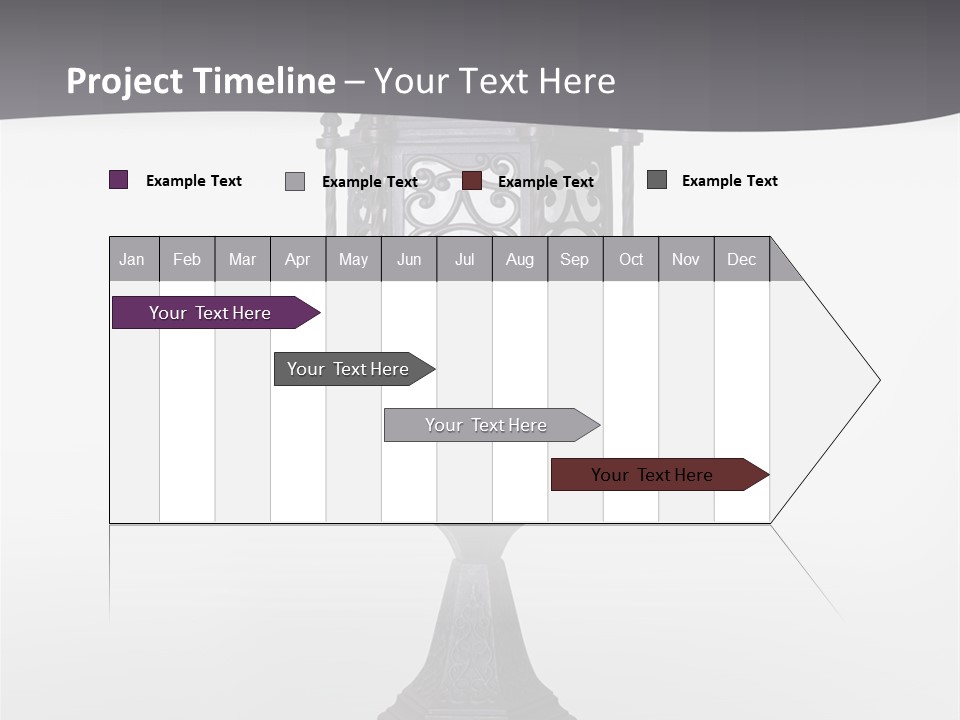 Middle Wishes Old PowerPoint Template
