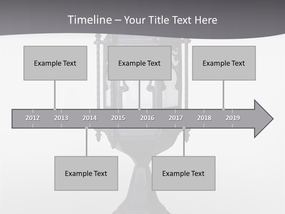 Middle Wishes Old PowerPoint Template