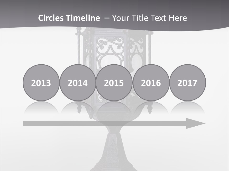 Middle Wishes Old PowerPoint Template