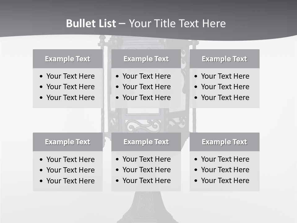 Middle Wishes Old PowerPoint Template