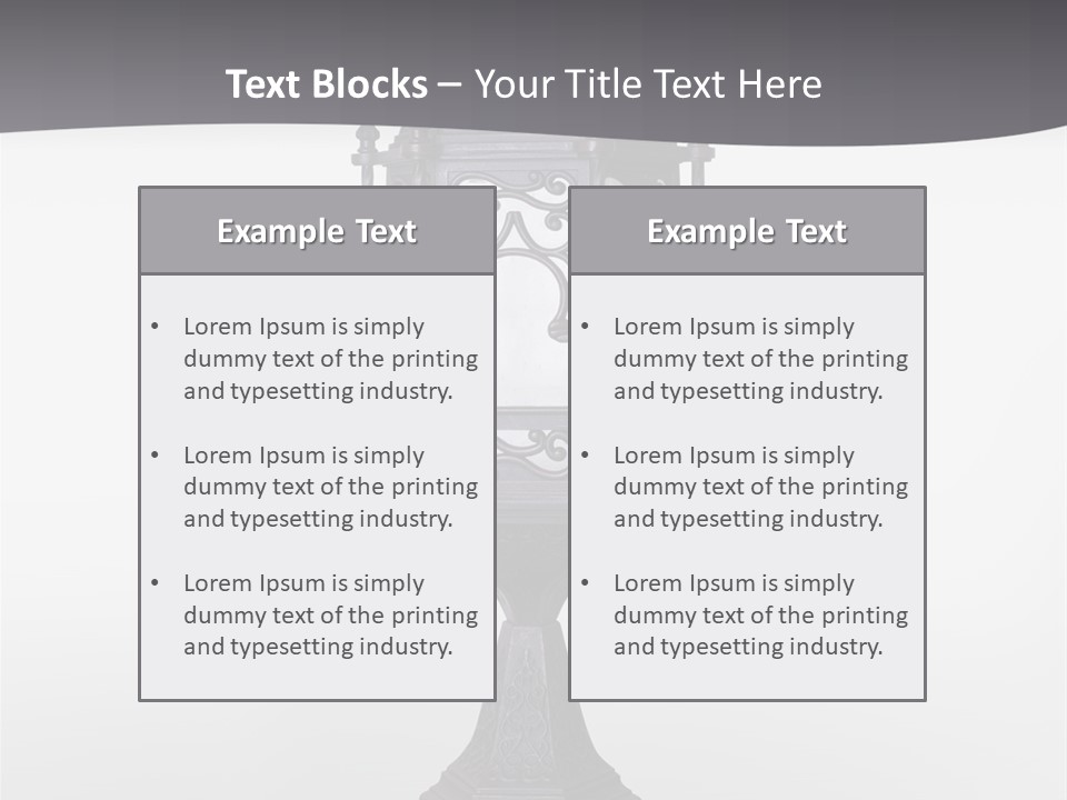 Middle Wishes Old PowerPoint Template