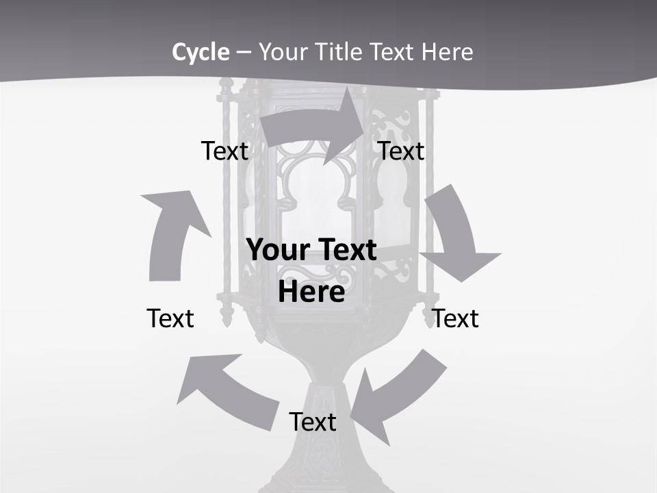 Middle Wishes Old PowerPoint Template