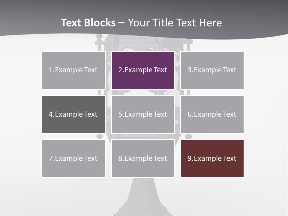 Middle Wishes Old PowerPoint Template