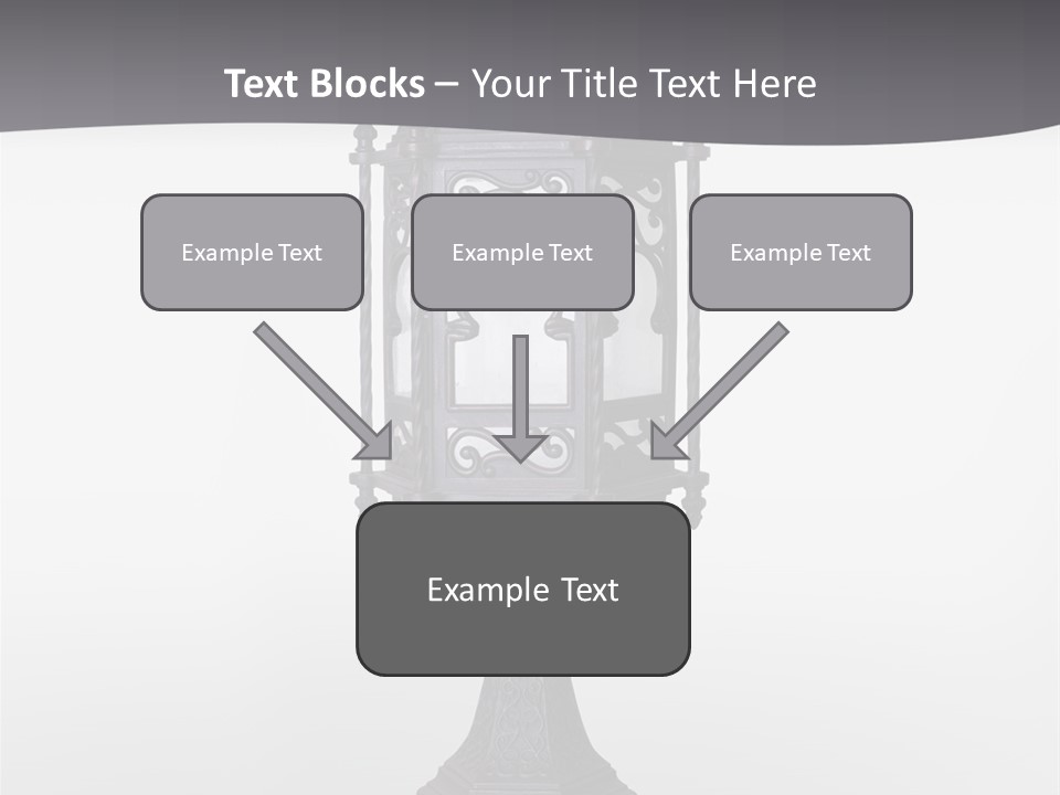 Middle Wishes Old PowerPoint Template