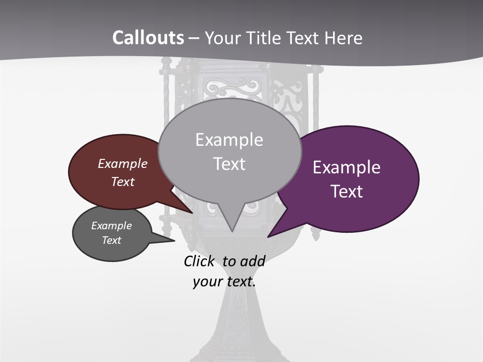 Middle Wishes Old PowerPoint Template