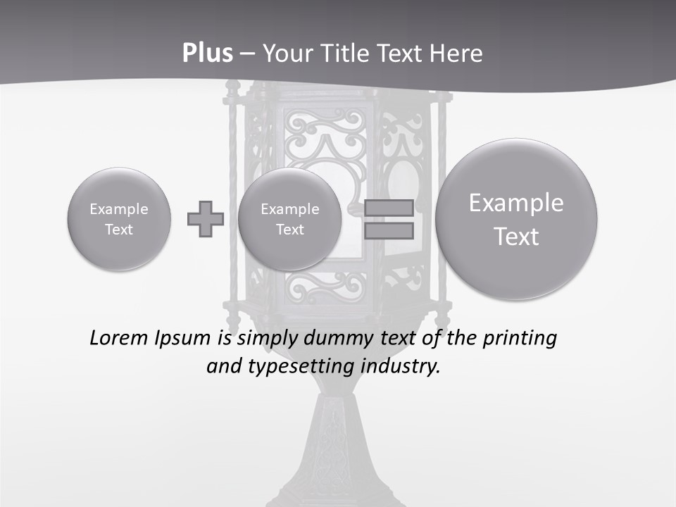 Middle Wishes Old PowerPoint Template