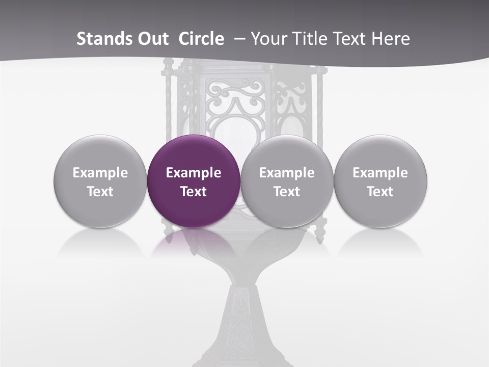 Middle Wishes Old PowerPoint Template