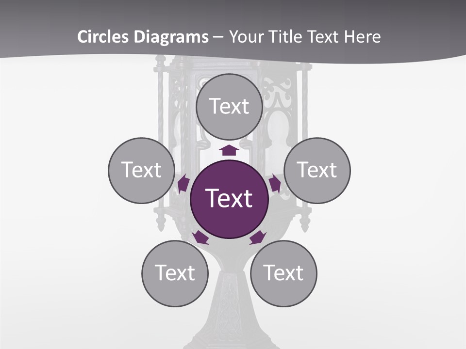 Middle Wishes Old PowerPoint Template