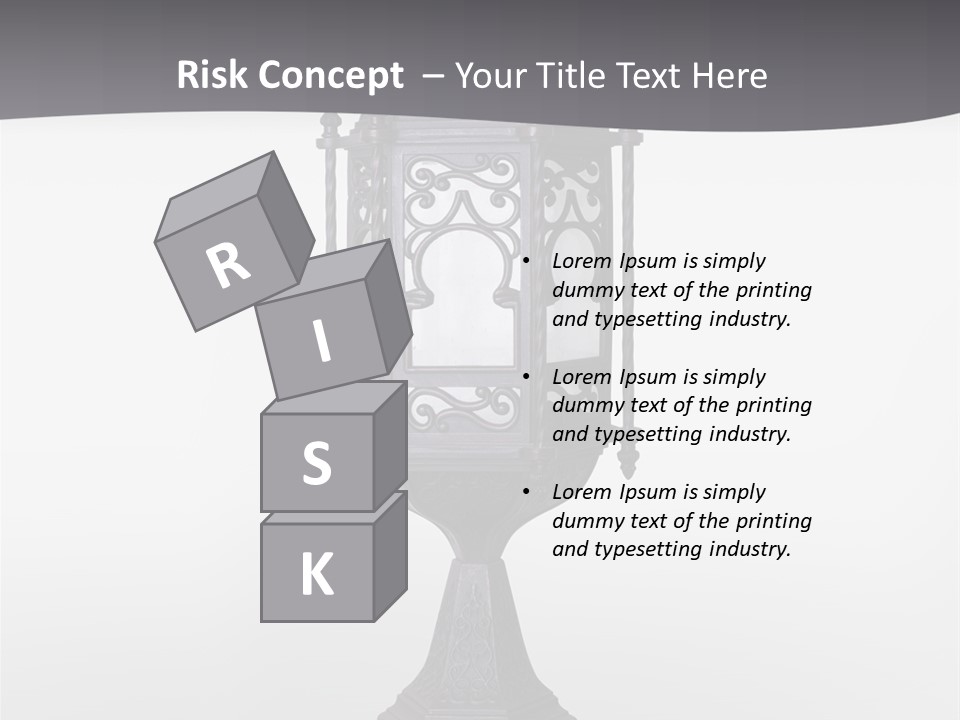 Middle Wishes Old PowerPoint Template