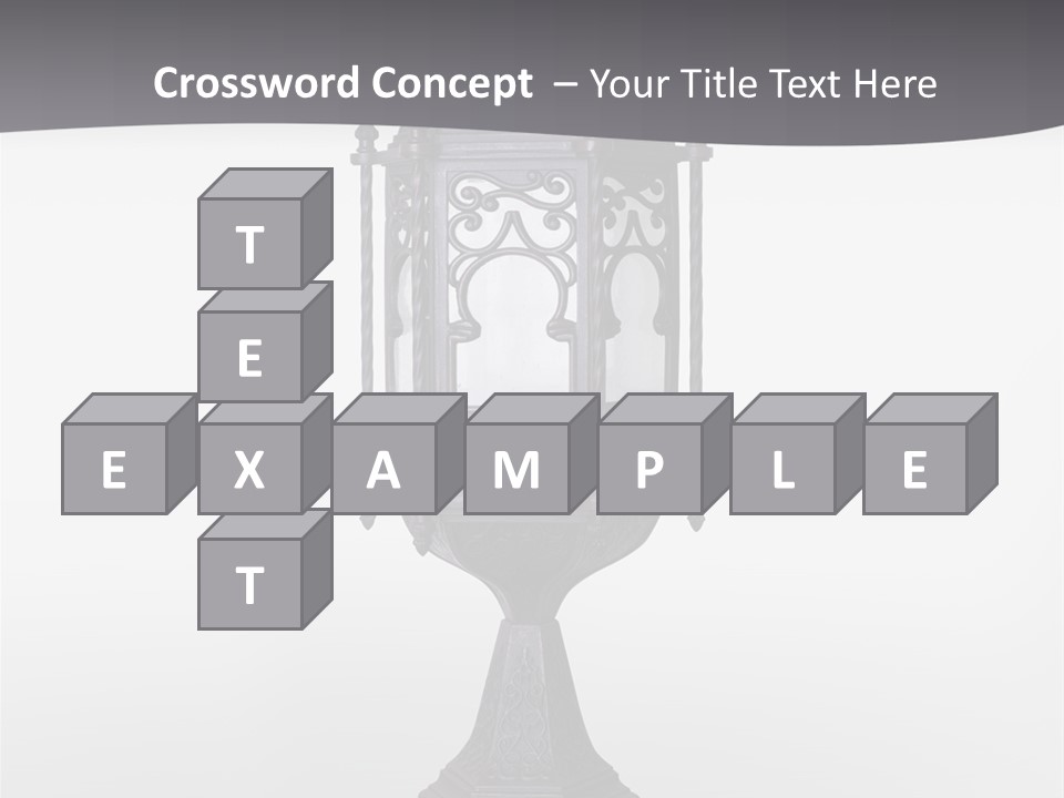 Middle Wishes Old PowerPoint Template