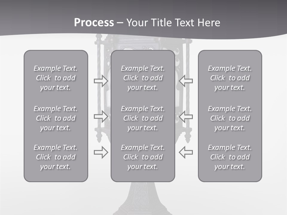 Middle Wishes Old PowerPoint Template