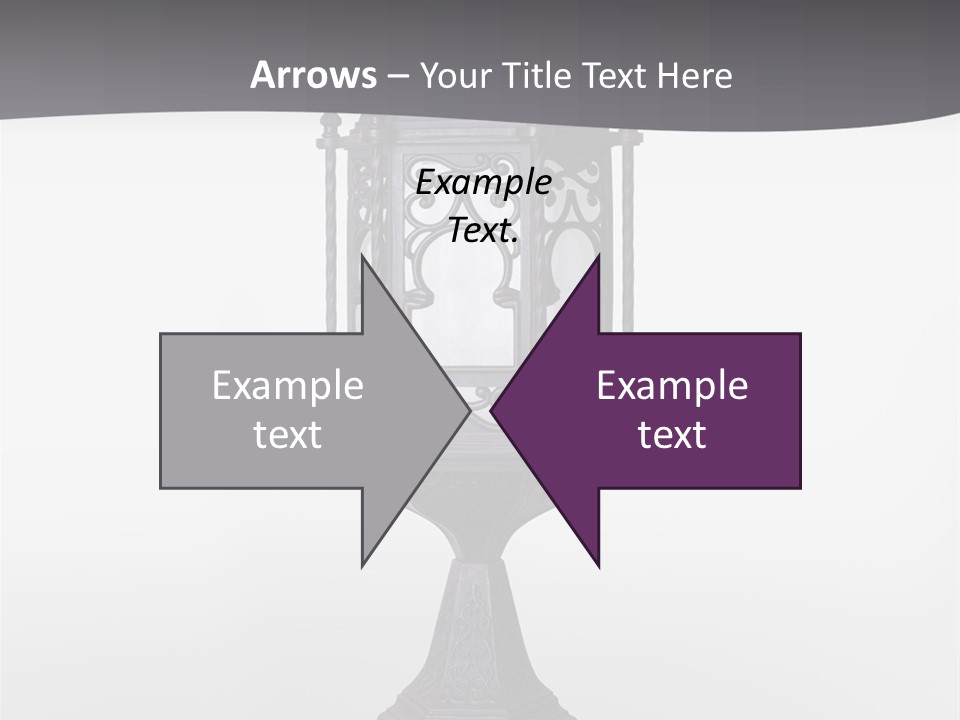 Middle Wishes Old PowerPoint Template