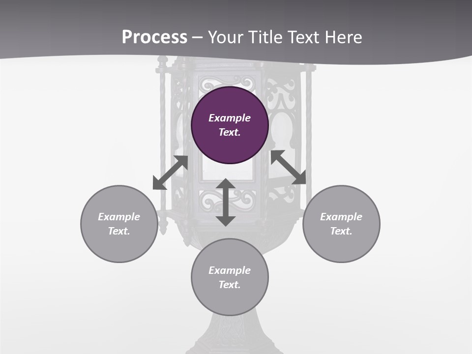 Middle Wishes Old PowerPoint Template
