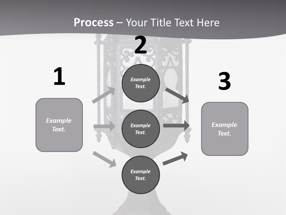 Middle Wishes Old PowerPoint Template