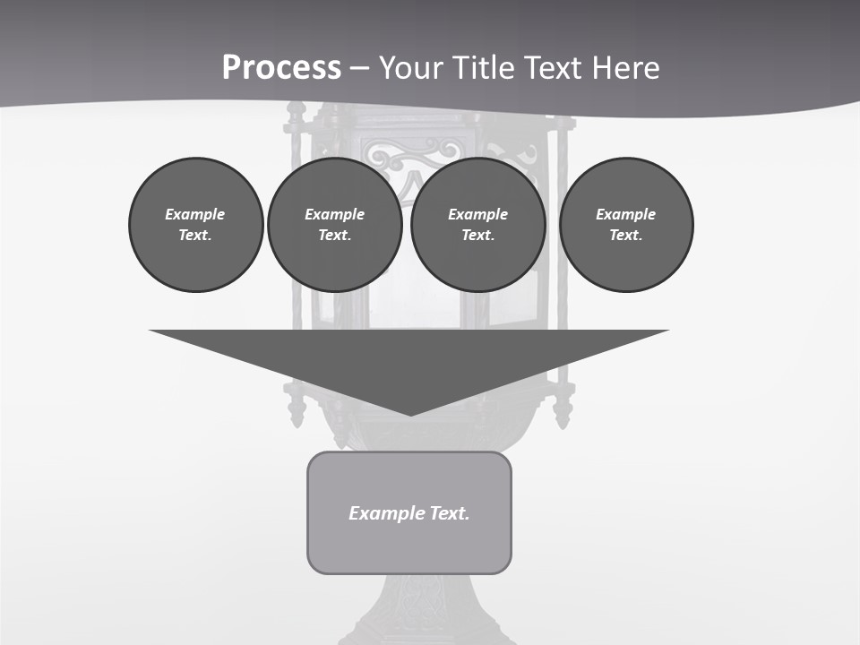 Middle Wishes Old PowerPoint Template