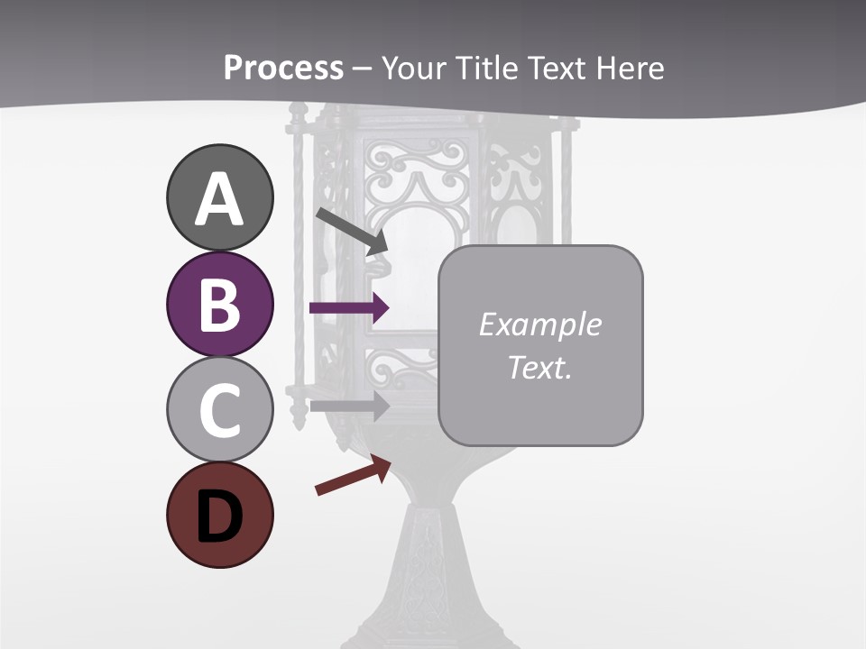 Middle Wishes Old PowerPoint Template