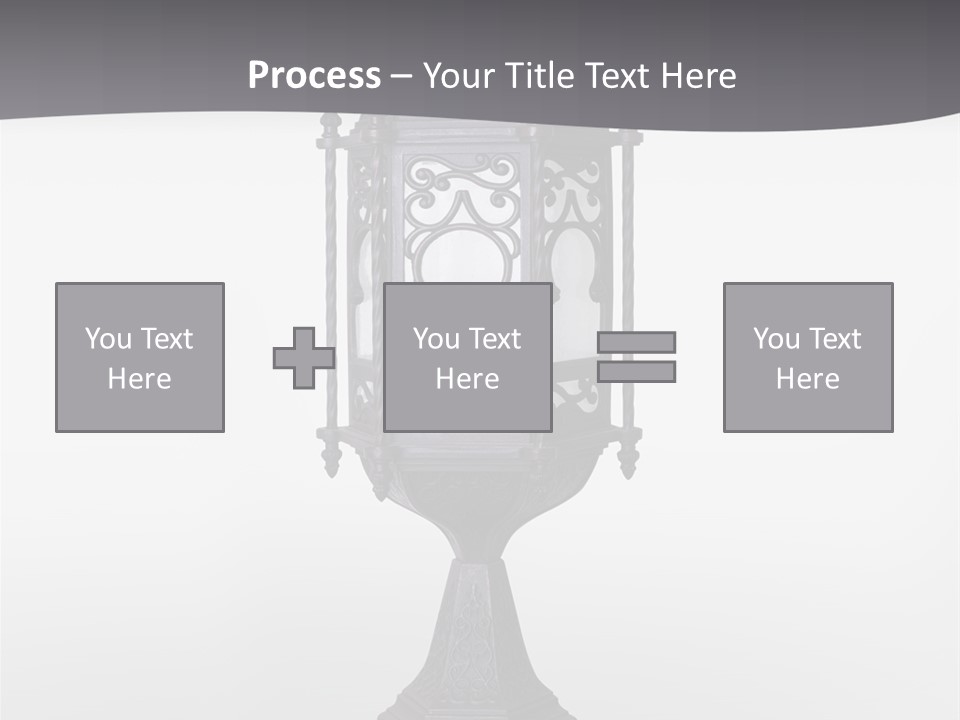 Middle Wishes Old PowerPoint Template