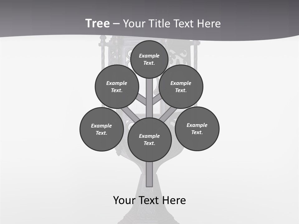 Middle Wishes Old PowerPoint Template