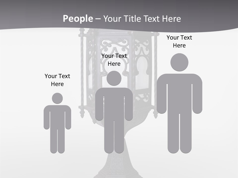 Middle Wishes Old PowerPoint Template