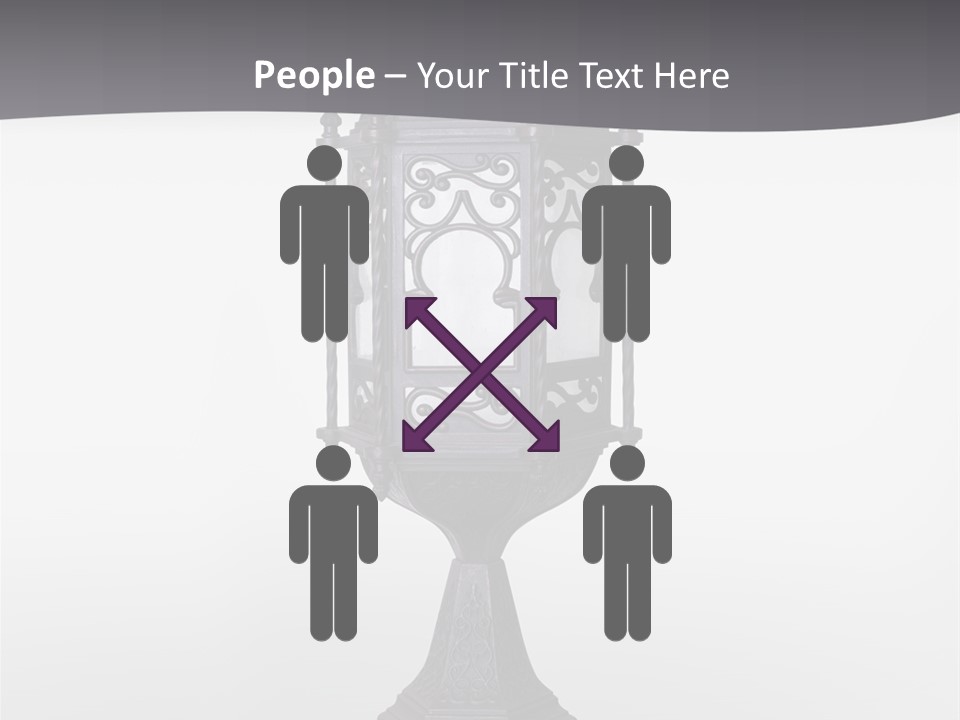 Middle Wishes Old PowerPoint Template