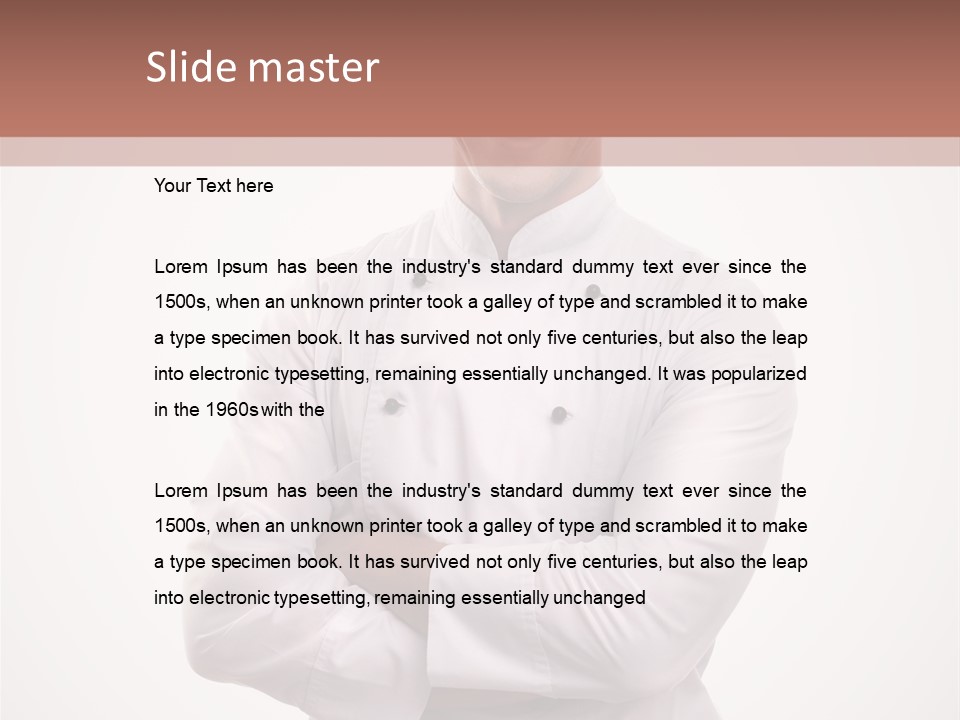 Profession Hat Cuisine PowerPoint Template