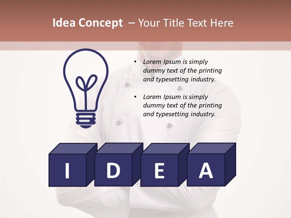 Profession Hat Cuisine PowerPoint Template