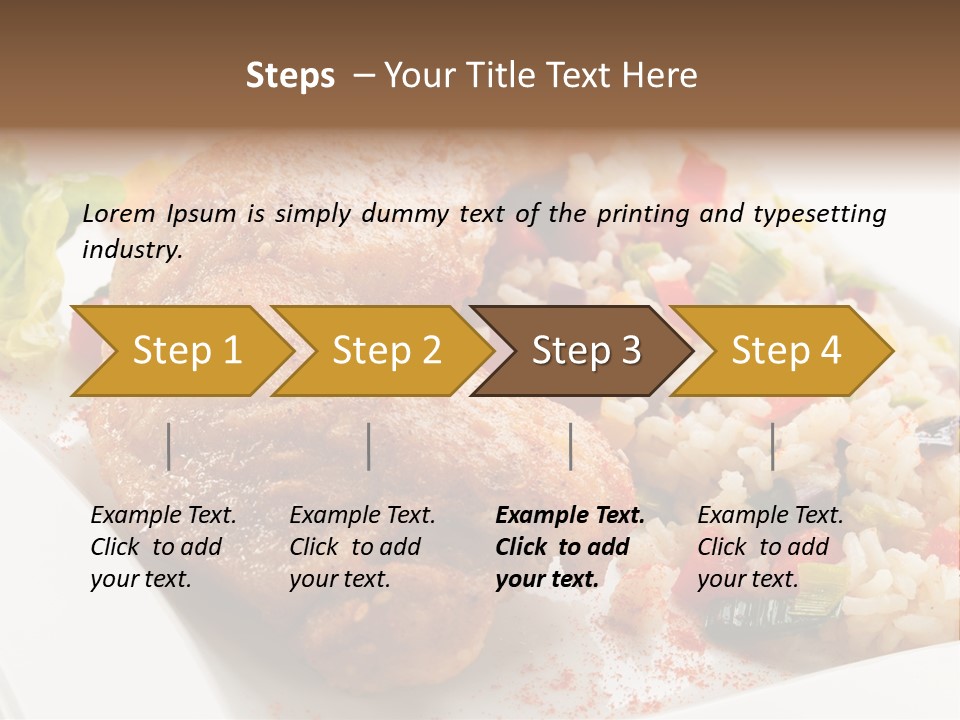 Nutrient Fast Drumstick PowerPoint Template