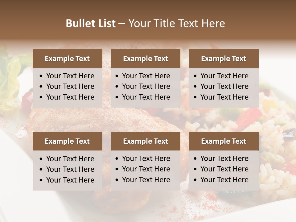 Nutrient Fast Drumstick PowerPoint Template
