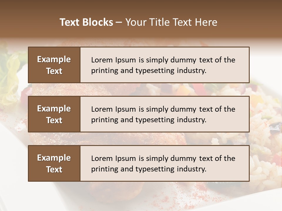 Nutrient Fast Drumstick PowerPoint Template