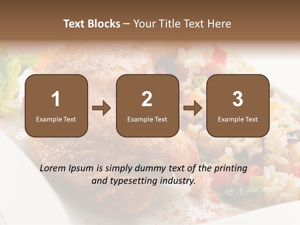 Nutrient Fast Drumstick PowerPoint Template
