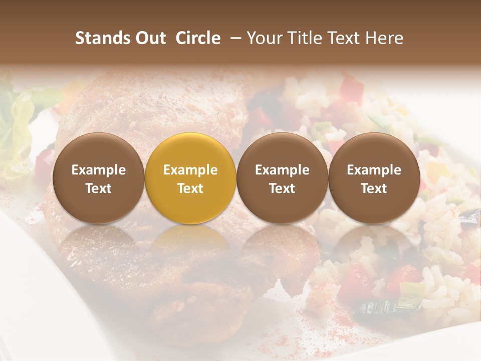 Nutrient Fast Drumstick PowerPoint Template