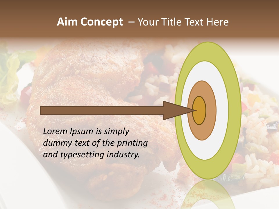 Nutrient Fast Drumstick PowerPoint Template