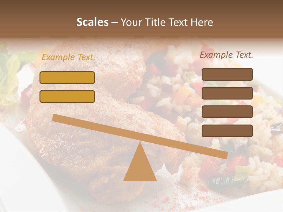 Nutrient Fast Drumstick PowerPoint Template