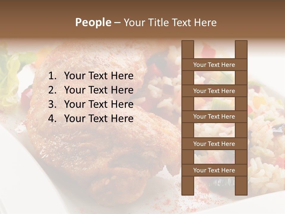 Nutrient Fast Drumstick PowerPoint Template