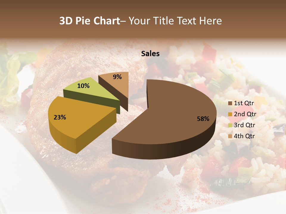 Nutrient Fast Drumstick PowerPoint Template
