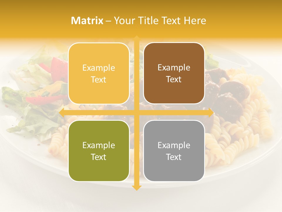 Garnish Tomato Dine PowerPoint Template