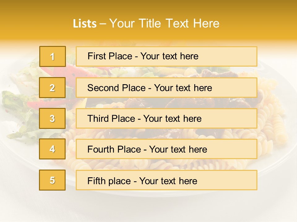 Garnish Tomato Dine PowerPoint Template