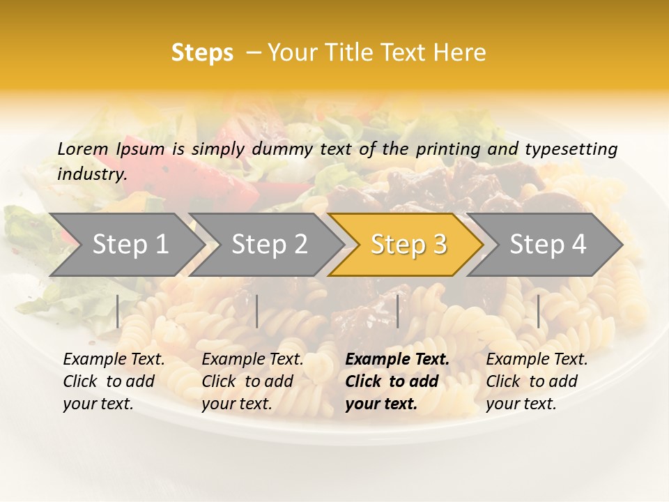 Garnish Tomato Dine PowerPoint Template