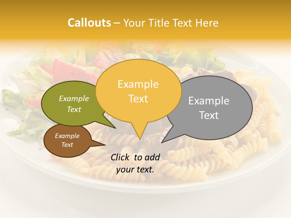 Garnish Tomato Dine PowerPoint Template