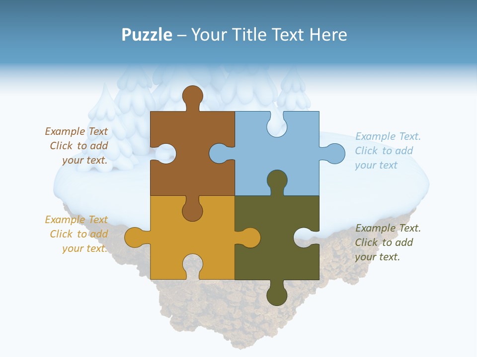 Little Nature Fir PowerPoint Template